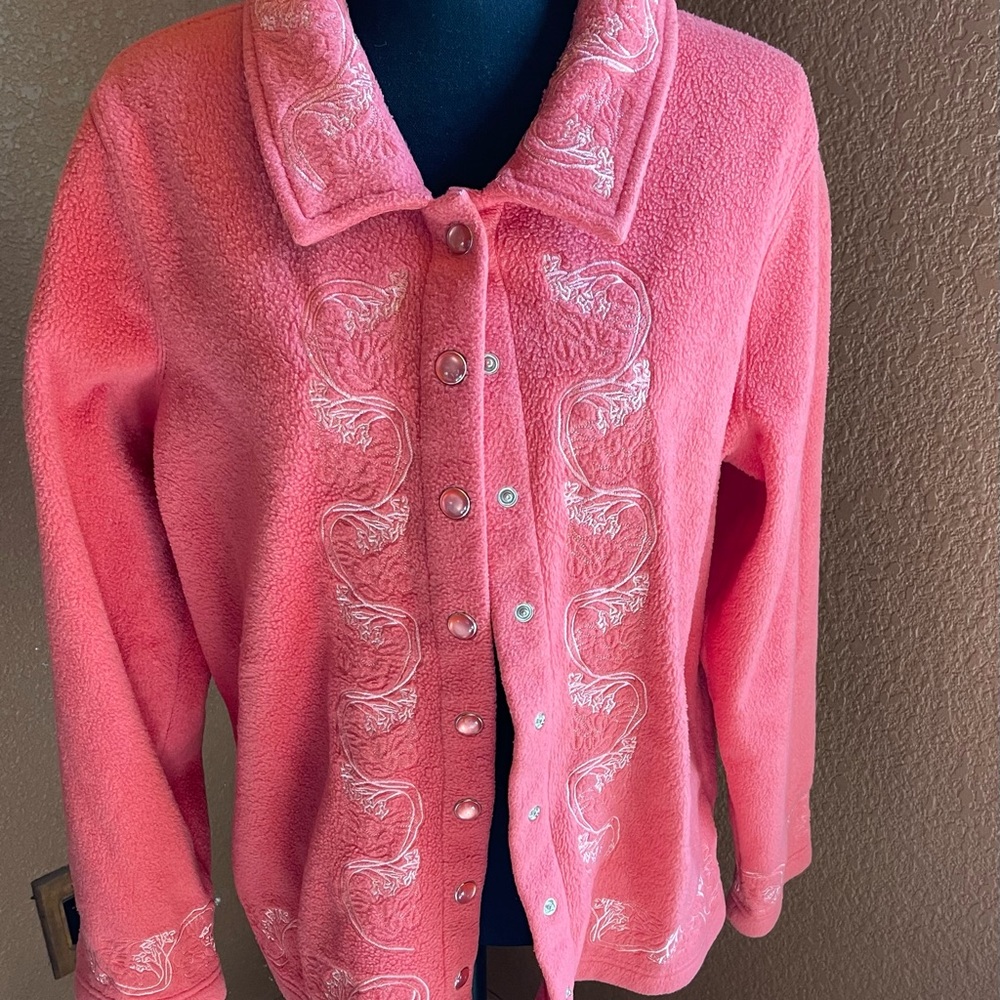 Denim & Co fleece jacket